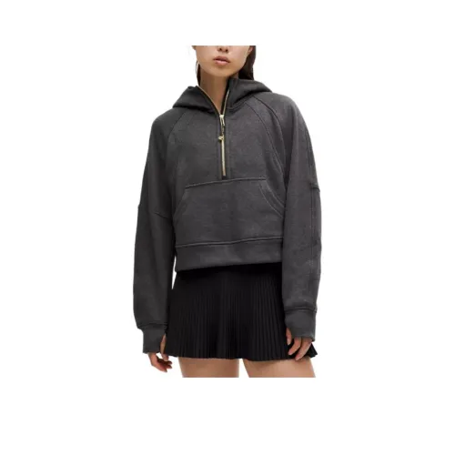 Lululemon Scuba Oversized Half-Zip Hoodie Plush Sweatshirt Women's