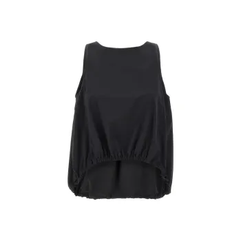 HERNO Drawstring Hem Puffer Tank Top