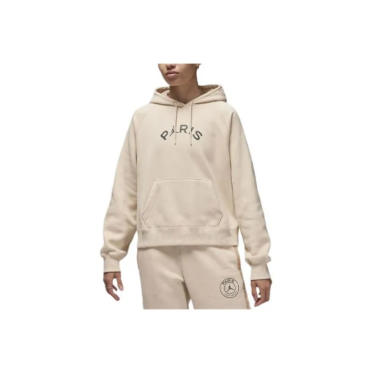 Jordan Paris Saint-Germain Brooklyn Fleece Sweatshirt Women's Khaki-0