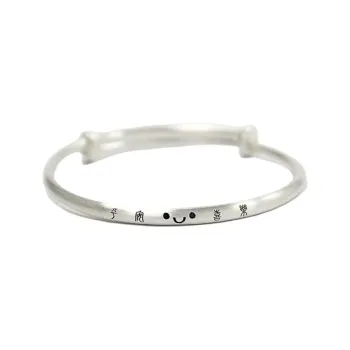AITAO 999 Fine Silver Sterling Silver Bracelets Women's