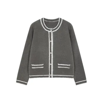 IHIMI Knitwear Women's Dark Brown Gray