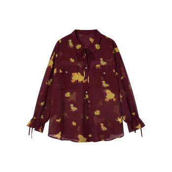 UOOYAA Shirts Women's Print