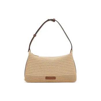 CHARLES&KEITH PU, Textile Mixture Crossbody Bag, Shoulder Bag Trumpets Women's Multicolor