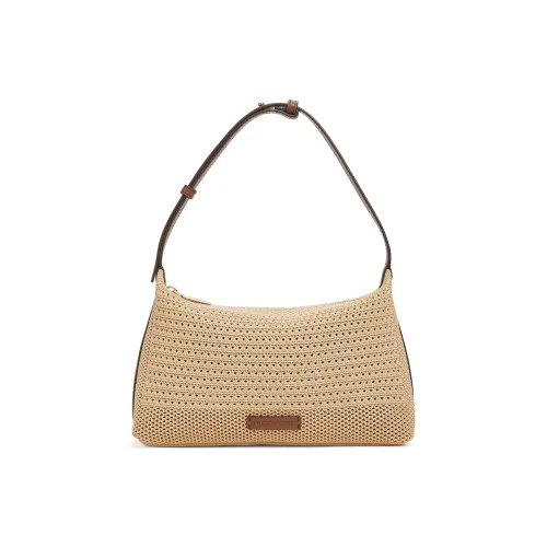 CHARLES&KEITH PU, Textile Mixture Crossbody Bag, Shoulder Bag Trumpets Women's Multicolor