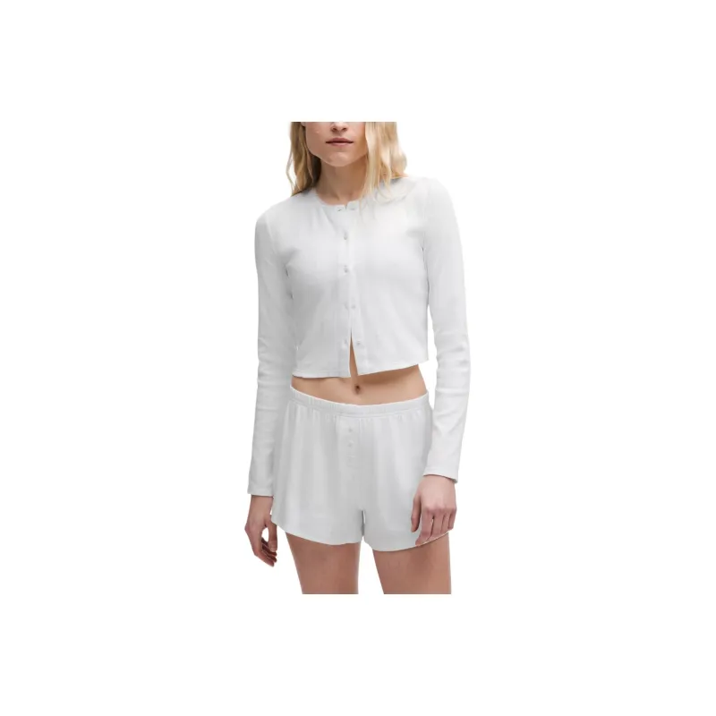Lululemon Cropped Series Cotton Pointelle Shirt Women's-0