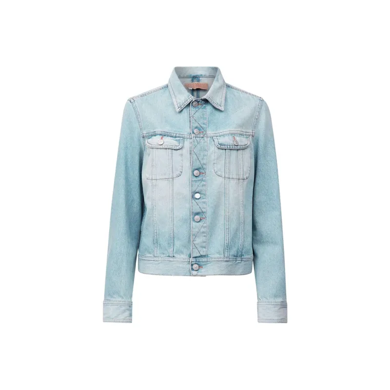 MM6 Maison Margiela Cut Out Denim Jacket-0
