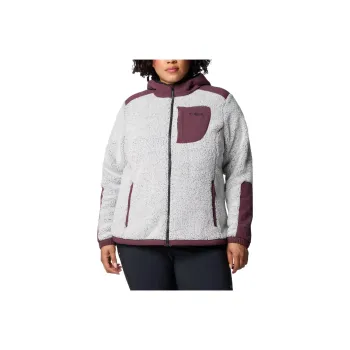 Columbia Omni-Heat Arctic Crest Sherpa Titanium Arctic Jackets Coats Women's White