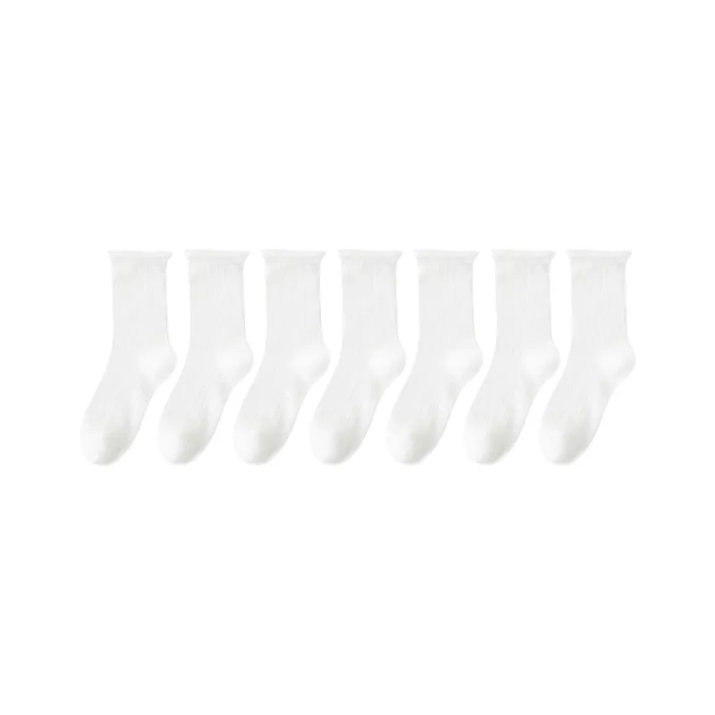Cotton Gene Mid Calf Socks Women's 7 Pack-24