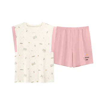 Qiao Ni Tong Pajama Set Women's Image Color