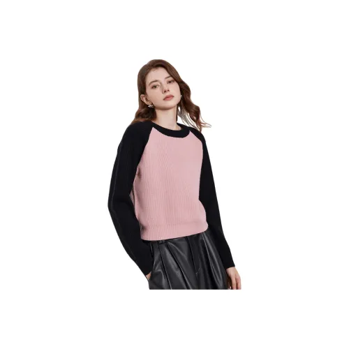 Huagaa Knitwear Women's Pink