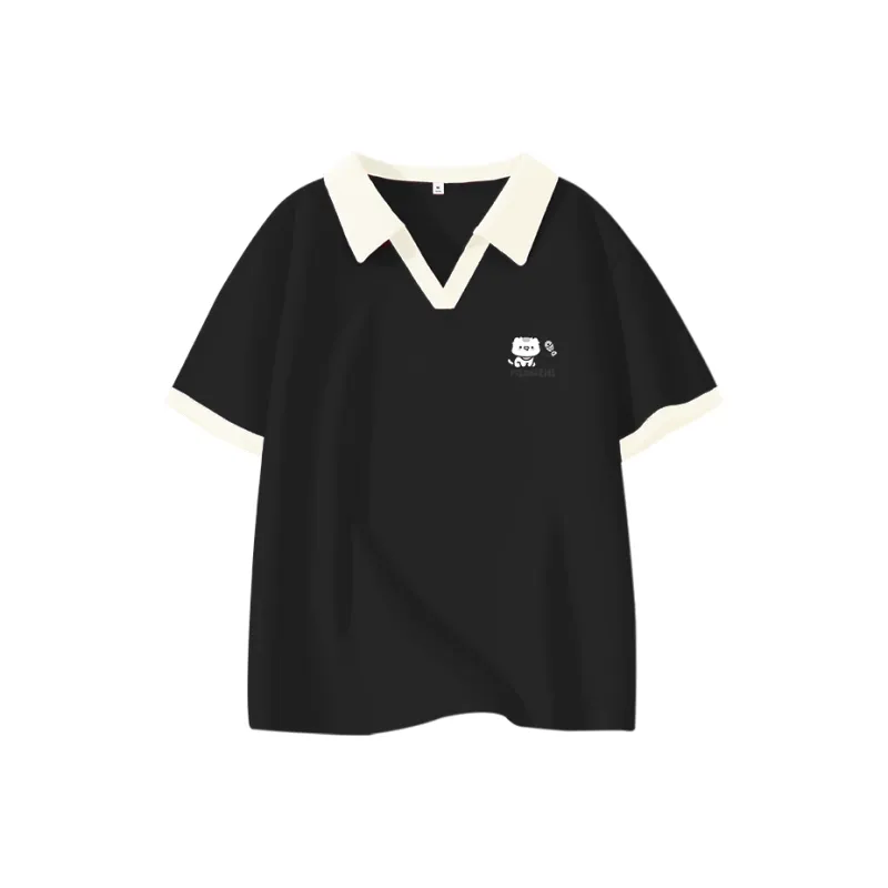 Cotton Polo Shirts Women's-9