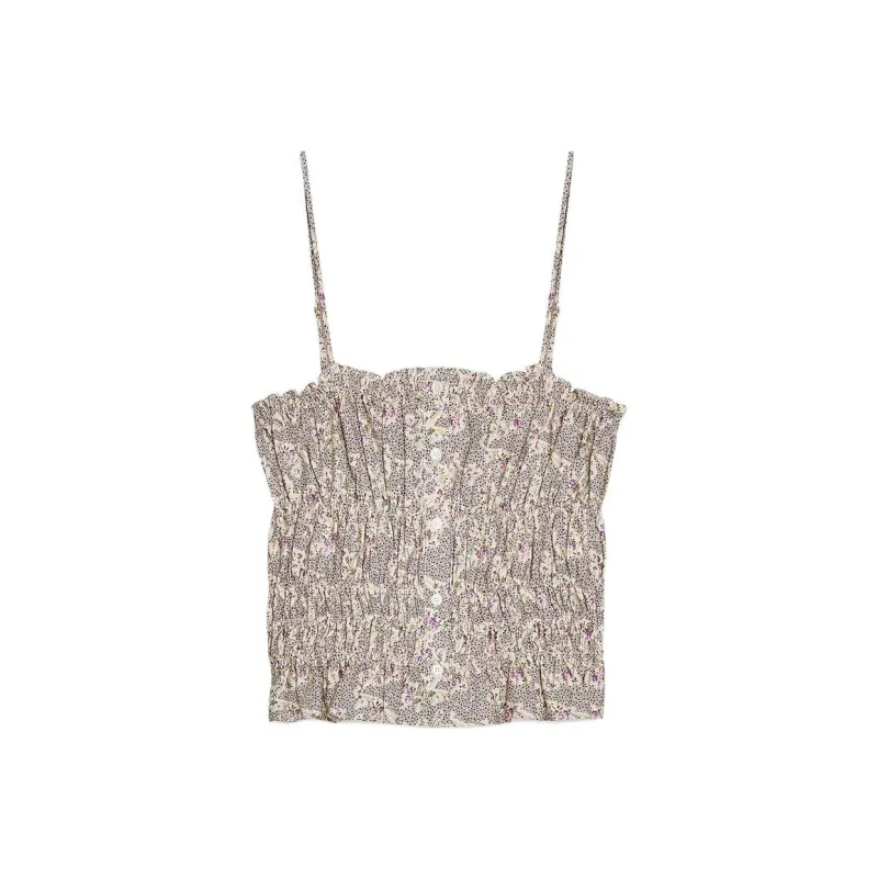 ZARA Camisole Women's Light Purple/White-0