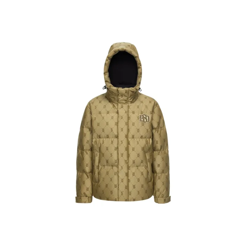 BOSIDENG BOSIDENG Letter Aging Down Jacket Unisex-0
