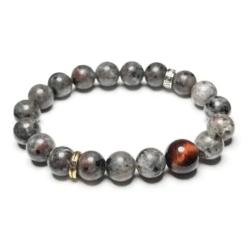 CUIJING Natural Map Stone Bracelets Unisex