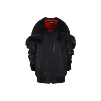 JUNYA WATANABE Faux Fur Hooded Coat