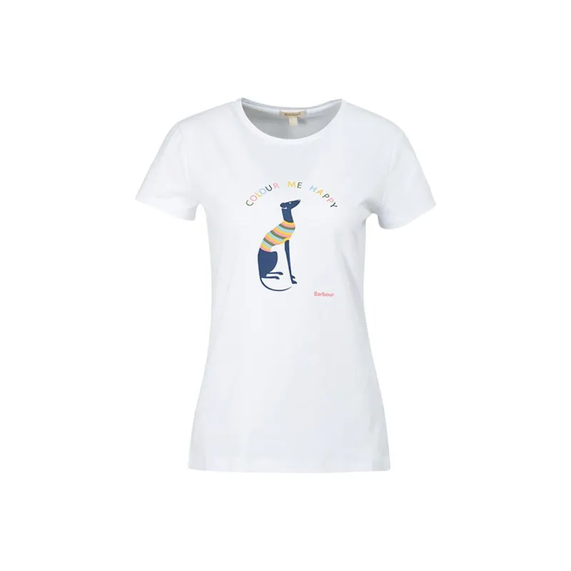 BARBOUR Regular T-Shirt Women's White-0