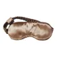 Light Coffee 19mm Eye Mask (100% mulberry silk)