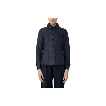 Burberry Long Sleeved Quilted Buttoned Jacket