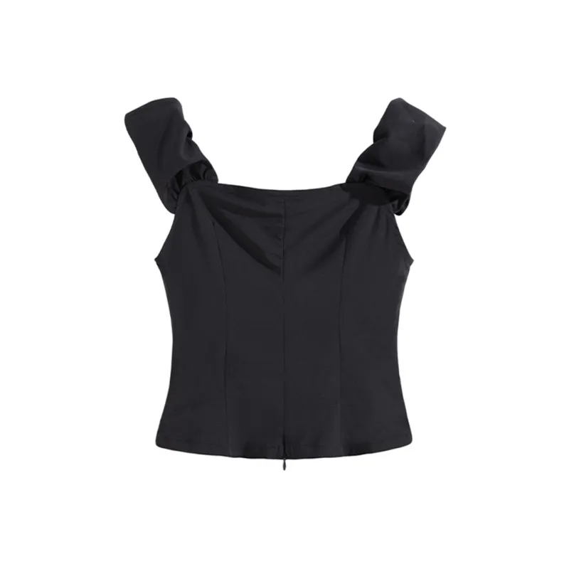 ERIRI Tank Tops Women's Black-1