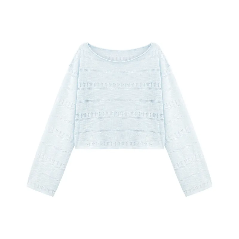 LEDIN Knitwear Women's Melt Ice Blue-0