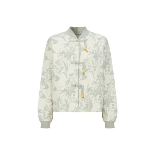 JZ. ANNAKRO Knitwear Women's Floral Light Green