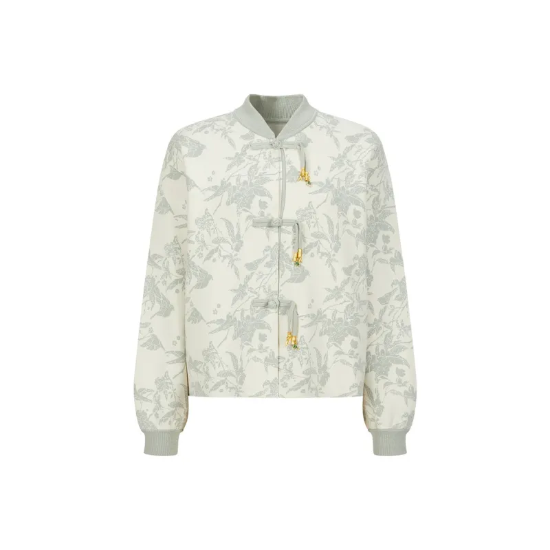JZ. ANNAKRO Knitwear Women's Floral Light Green-0