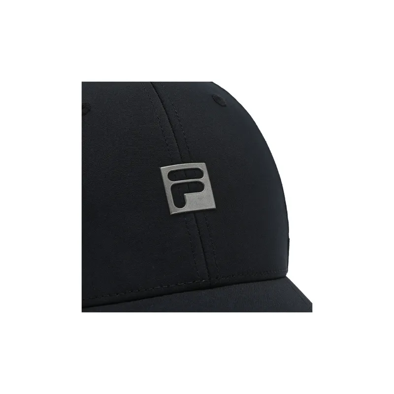 FILA Fitness Polyester Baseball Caps Unisex Jet Black-3