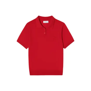 LACOSTE Polo Shirts Women's Red