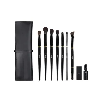 MSQ Black Piano Master Makeup Brushes Blended Detail Soft 7 Pcs
