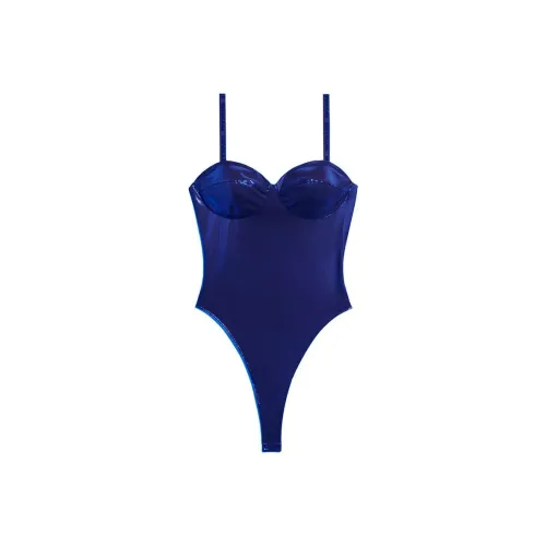 Adidas Originals Ivy Park Halls Of Ivy Latex Bodysuit Dark Blue