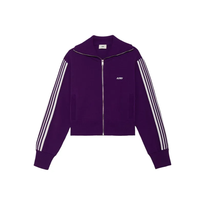 AUTRY Knitted Track Jacket-0
