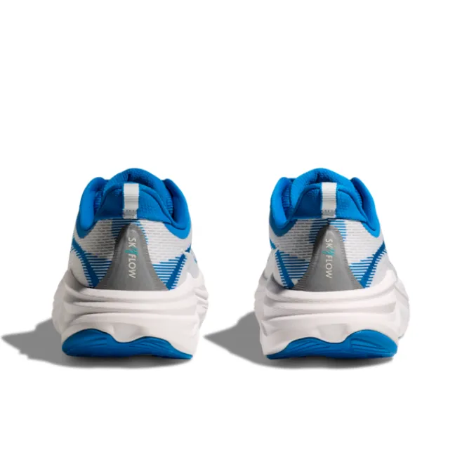 HOKA ONE ONE SKYFLOW Anti Slip Wear Resistant Low Top Casual Running Shoes Men's Blue White-3