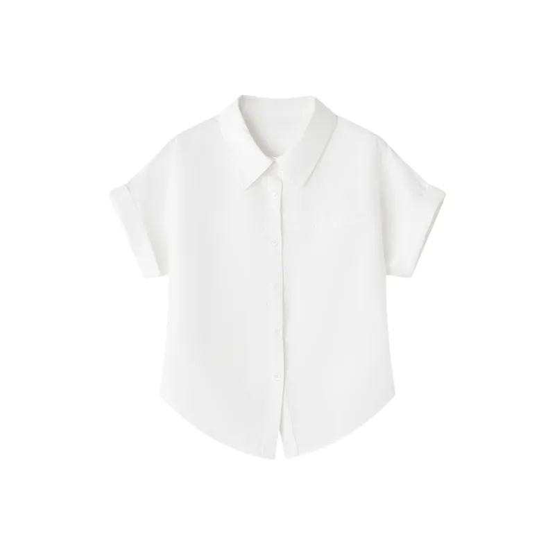 HDFULERN Shirts Women's White-0