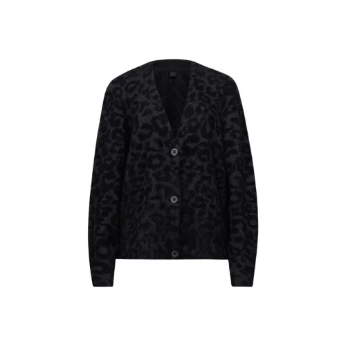 Lululemon Knitwear Women's Knitted Fabric Leopard Print Graphite Gray Black