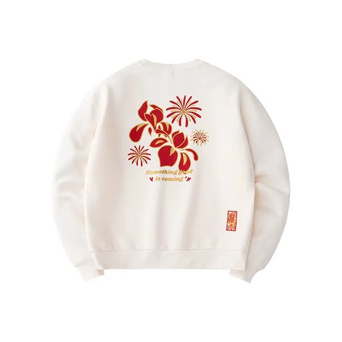 Anta Life Collection Sweatshirt Women's Corn White-0