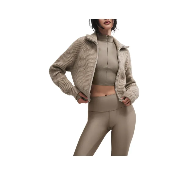 Alo Yoga Courchevel Cashmere Full Zip JacketCourchevel Jacket Women's-4