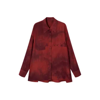 Ouyang Shirts Women's Smoky Red