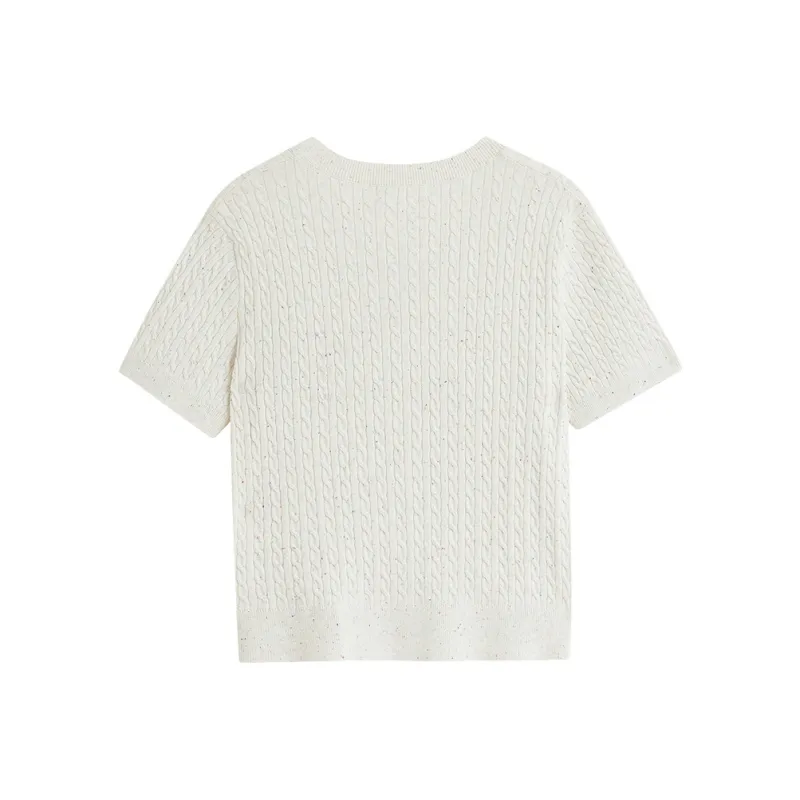 Inman Knitwear Women's Heather White-1