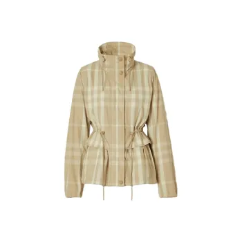 Burberry Jacket Women's Soft Yellow Brown