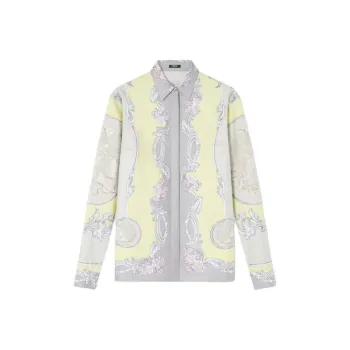 VERSACE Pattern Printed Long Sleeved Shirt