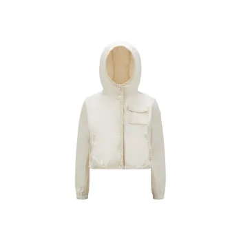 Moncler Crochet trim Hooded Jacket