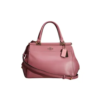 COACH Grace Genuine Leather Shoulder Bag Crossbody Bag Handbag Large Size Women's Rose Pink