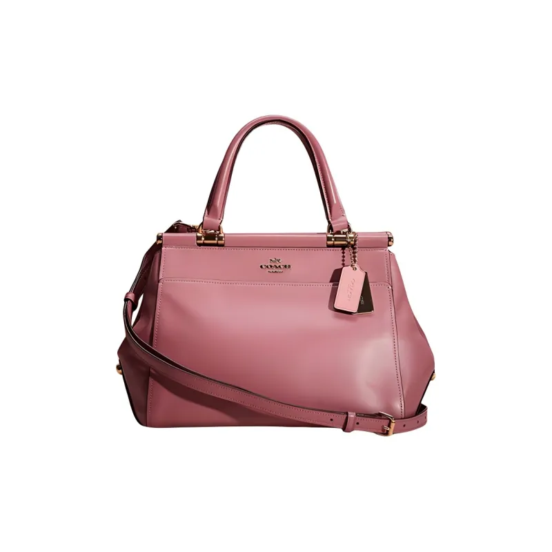 COACH Grace Genuine Leather Shoulder Bag Crossbody Bag Handbag Large Size Women's Rose Pink-0