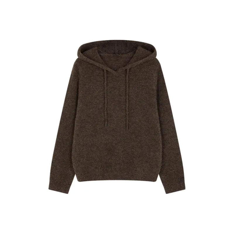 IHIMI Knitwear Women's Coffee Brown-0