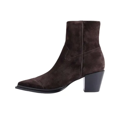 Jimmy Choo Cece Ankle Boots 6cm Women's Chocolate