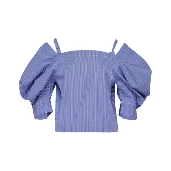 Sacai Shirts Women's Blue