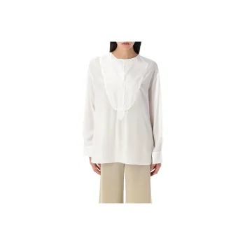 By Malene Birger Draped Collar Top