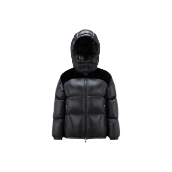Moncler Meandre Velvet panelled Padded Jacket
