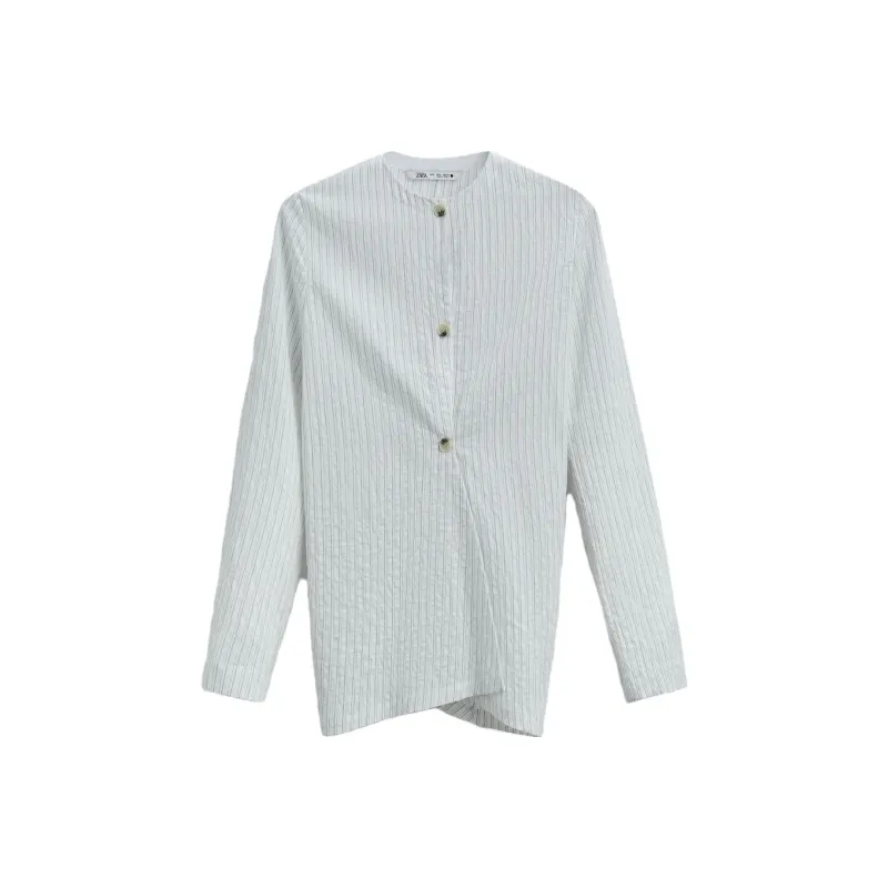 Studio Nicholson X ZARA Studio Nicholson Co-brand Shirts Women's Light Green-0