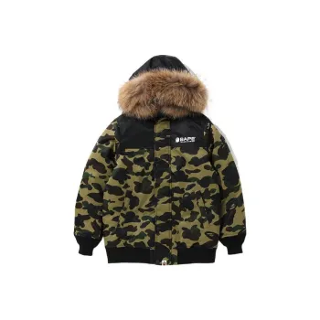 A BATHING APE Bape Down Jackets Women's Green
